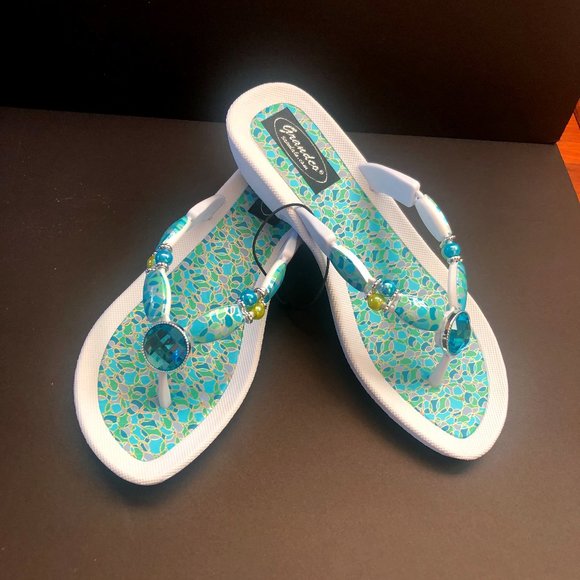 Grandco Sandals ~ Ocean ~ White Sole - Picture 2 of 5